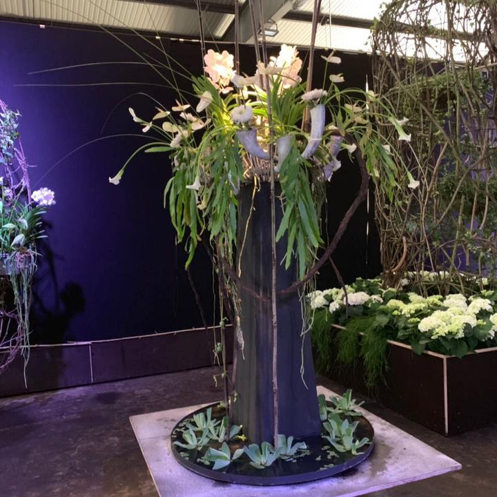 Florale Installation für ein Event